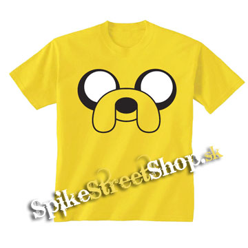 ADVENTURE TIME - Yellow Jake - žlté pánske tričko (-90%=VÝPREDAJ)