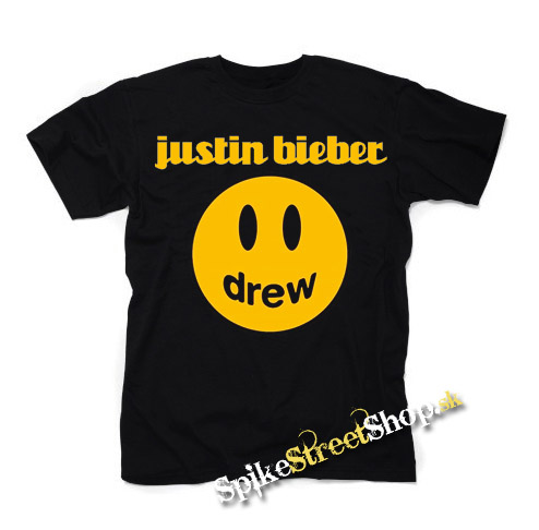JUSTIN BIEBER - Drew - pánske tričko (-50%=VÝPREDAJ)