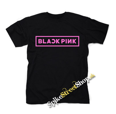 BLACKPINK - Logo - čierne detské tričko (-50%=VÝPREDAJ)