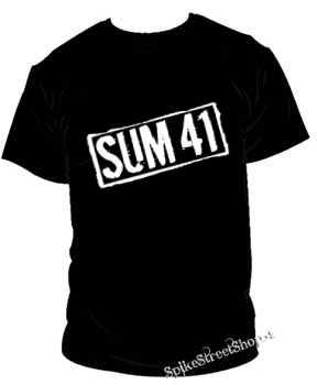 SUM 41 - biele logo - pánske tričko (-80%=VÝPREDAJ)