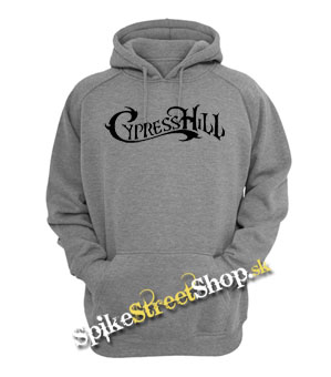 CYPRESS HILL - Logo - šedá pánska mikina (-50%=VÝPREDAJ)