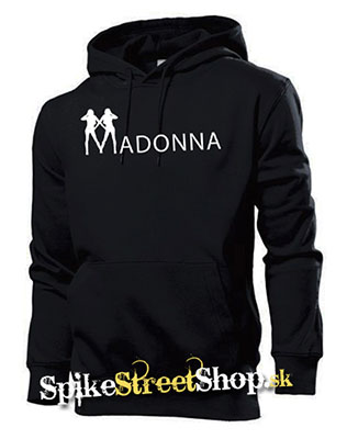 MADONNA - čierna pánska mikina (-60%=VÝPREDAJ)