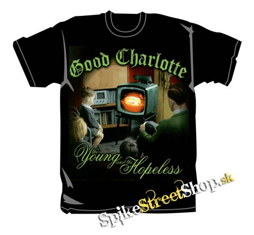 GOOD CHARLOTTE - The Young And The Hopeless - čierne pánske tričko (-60%=VÝPREDA