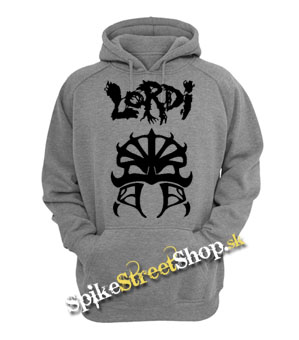 LORDI - Symbol - šedá pánska mikina (-60%=VÝPREDAJ)