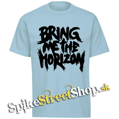 BRING ME THE HORIZON - Painted Logo - svetlomodré pánske tričko (-60% Výpredaj)