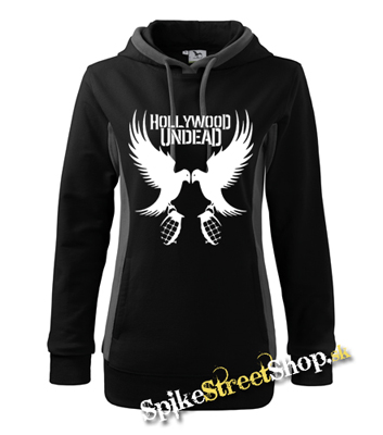 HOLLYWOOD UNDEAD - Doves - čierna dámska mikina (-70% Výpredaj)