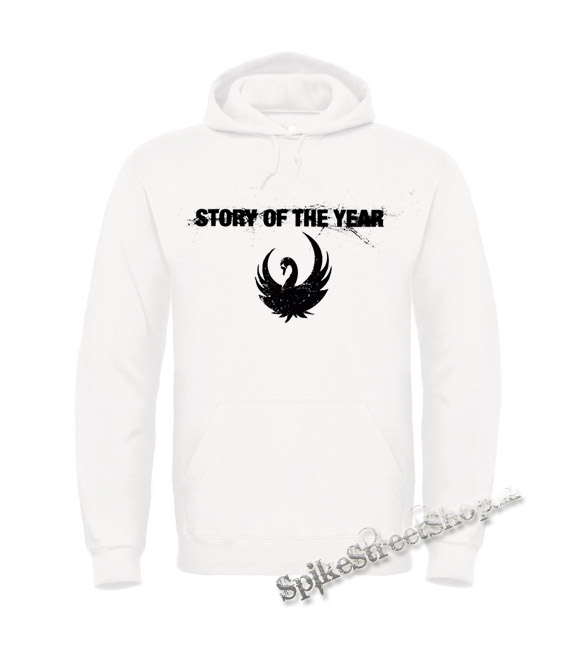 STORY OF THE YEAR - Logo - biela pánska mikina