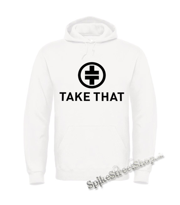 TAKE THAT - Logo - biela pánska mikina