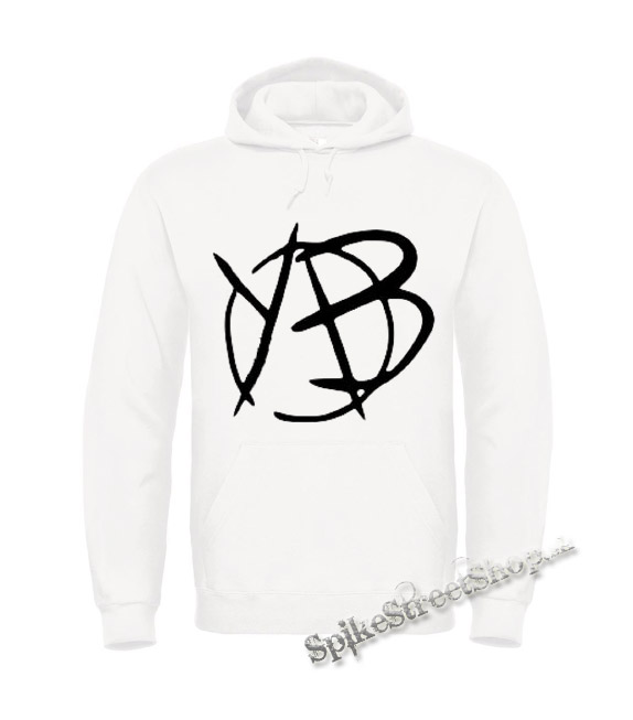 YUNGBLUD - Crest - biela pánska mikina