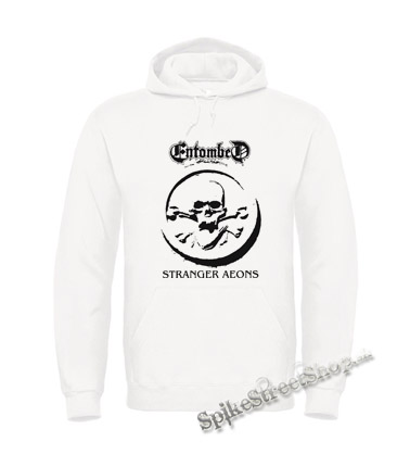 Biela detská mikina ENTOMBED - Stranger Aeons