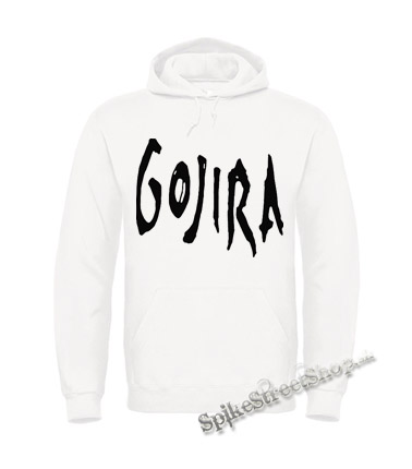 Biela detská mikina GOJIRA - Logo