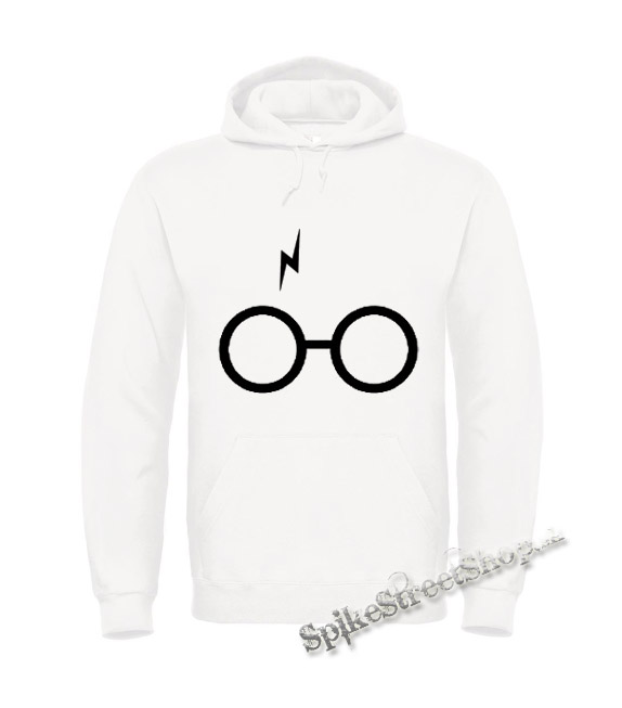 Biela detská mikina HARRY POTTER - Glasses Crest