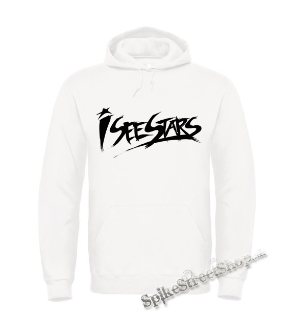 Biela detská mikina I SEE STARS - Logo