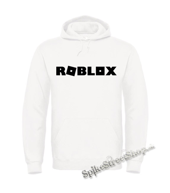 Biela detská mikina ROBLOX - Logo Symbol Black