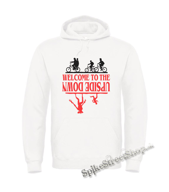 Biela detská mikina STRANGER THINGS - Welcome To The Upside Down