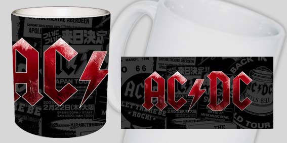 Hrnček AC/DC - Newspaper