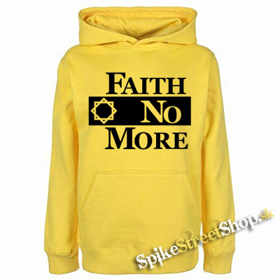FAITH NO MORE - Logo - žltá detská mikina