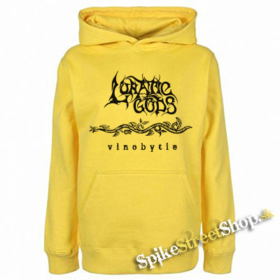 LUNATIC GODS - Vlnobytie - žltá detská mikina