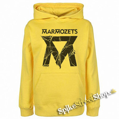 MARMOZETS - Smashed Logo - žltá detská mikina
