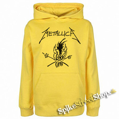 METALLICA - Rocker - žltá detská mikina