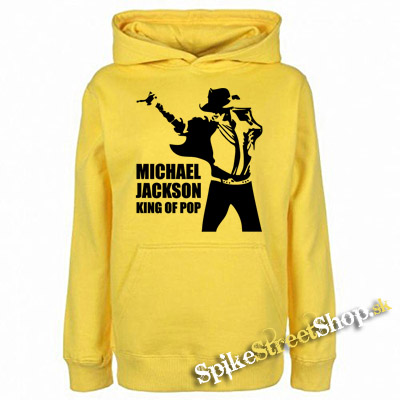 MICHAEL JACKSON - King Of Pop Motive 2 - žltá detská mikina