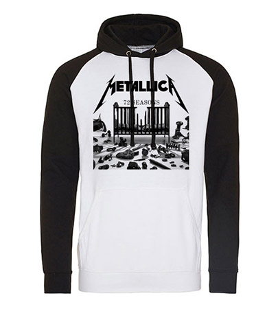 METALLICA - 72 Seasons - čiernobiela pánska mikina