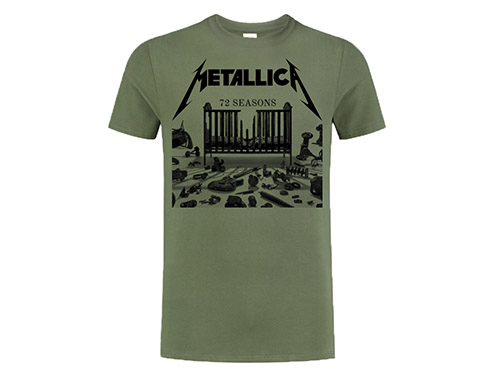 METALLICA - 72 Seasons - olivové detské tričko