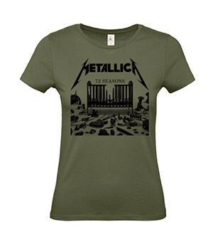 METALLICA - 72 Seasons - khaki dámske tričko