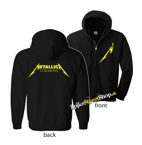 METALLICA - 72 Seasons Yellow Logo - mikina na zips
