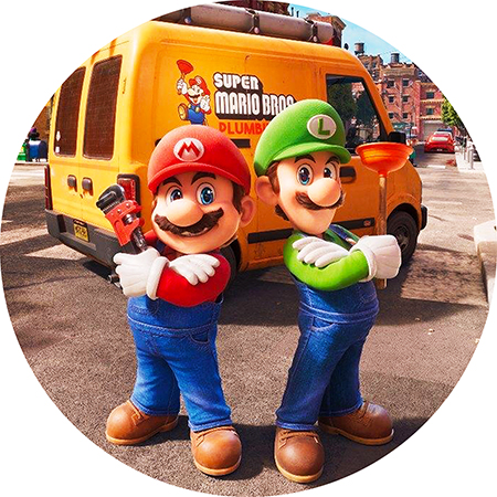 SUPER MARIO BROS MOVIE - odznak