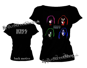 KISS - Faces - dámske tričko