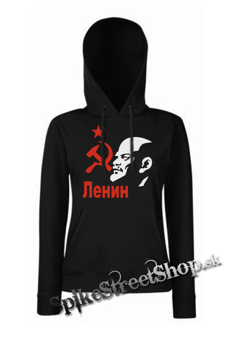 LENIN - CCCP - čierna dámska mikina