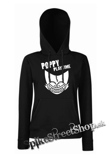 POPPY PLAYTIME - Logo Teeth Smile - čierna dámska mikina