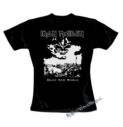 IRON MAIDEN - Brave New World White - čierne dámske tričko