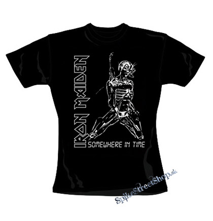 IRON MAIDEN - Somewhere In Time - čierne dámske tričko