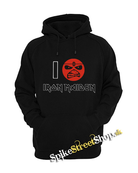 IRON MAIDEN - I Love Iron Maiden - čierna pánska mikina