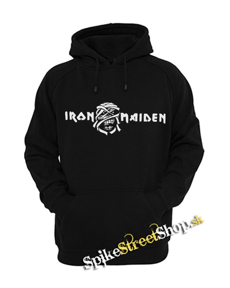 IRON MAIDEN - Logo - čierna pánska mikina