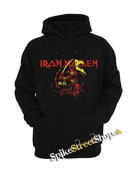 IRON MAIDEN - Red Yellow Senjutsu Samurai - čierna pánska mikina