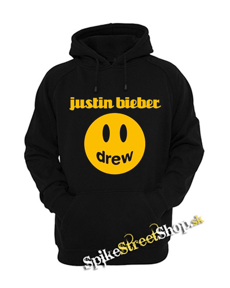JUSTIN BIEBER - Drew - čierna pánska mikina