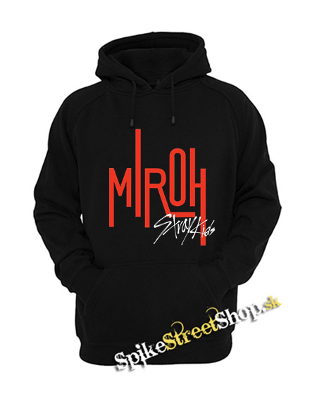 STRAY KIDS - Logo MIROH - čierna pánska mikina