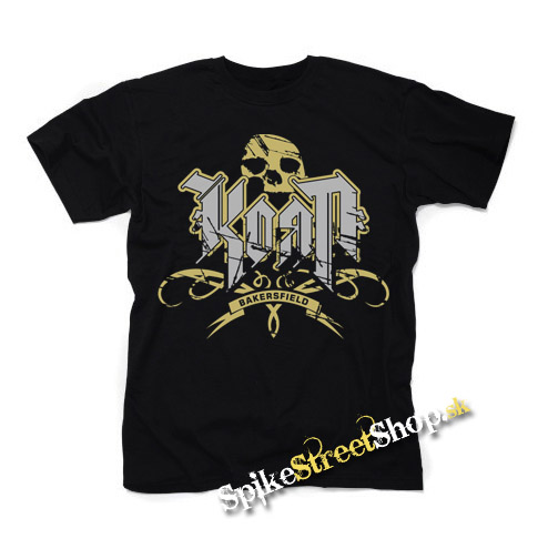 KORN - Logo Crest Bakersfield Gold - pánske tričko