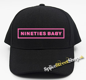 BLACKPINK - Nineties Baby - čierna šiltovka (-30%=AKCIA)