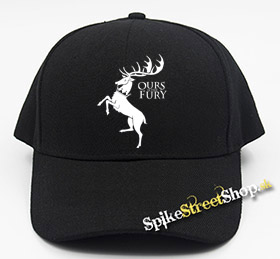 GAME OF THRONES - OURS IS THE FURY - čierna šiltovka (-30%=AKCIA)