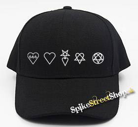 HEARTAGRAM HISTORY - čierna šiltovka (-30%=AKCIA)