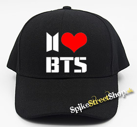 I LOVE BTS - Motive 2 - čierna šiltovka (-30%=AKCIA)