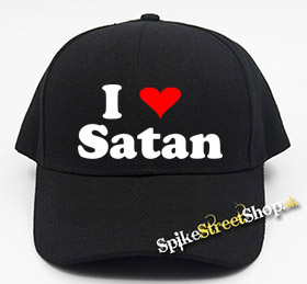 I LOVE SATAN - čierna šiltovka (-30%=AKCIA)