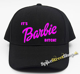 ITS BARBIE BITCH - Ružový Nápis - čierna šiltovka (-30%=AKCIA)