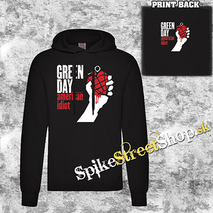 GREEN DAY - American Idiot - čierna pánska mikina 