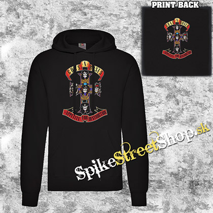 GUNS N ROSES - Appetite For Destruction - čierna pánska mikina 