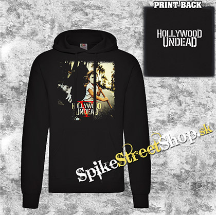 HOLLYWOOD UNDEAD - V - čierna pánska mikina 